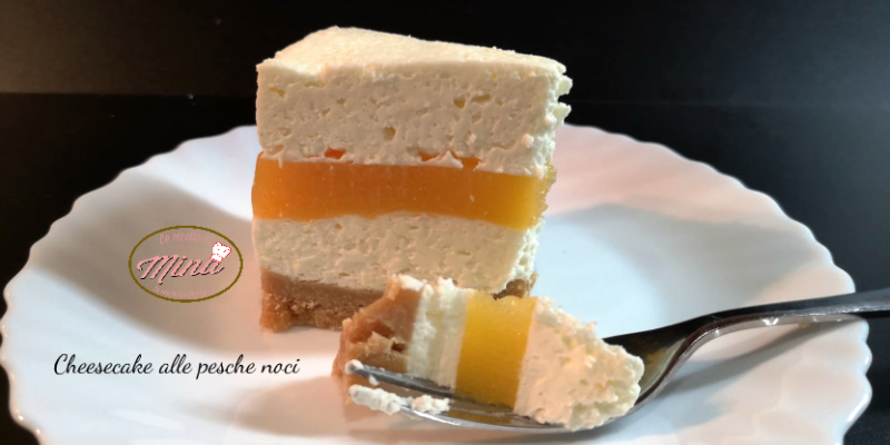 Cheesecake Alle Pesche Noci Le Ricette Di Mina